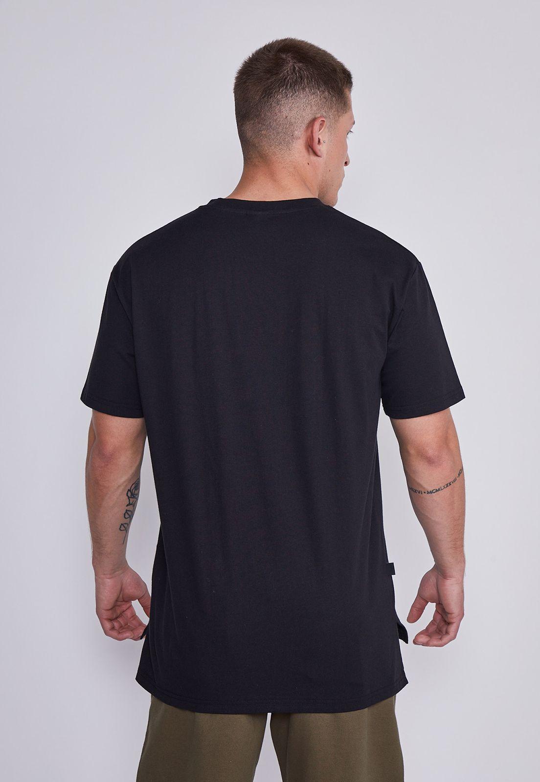 Polera Hombre Negro Canciones Sioux-1