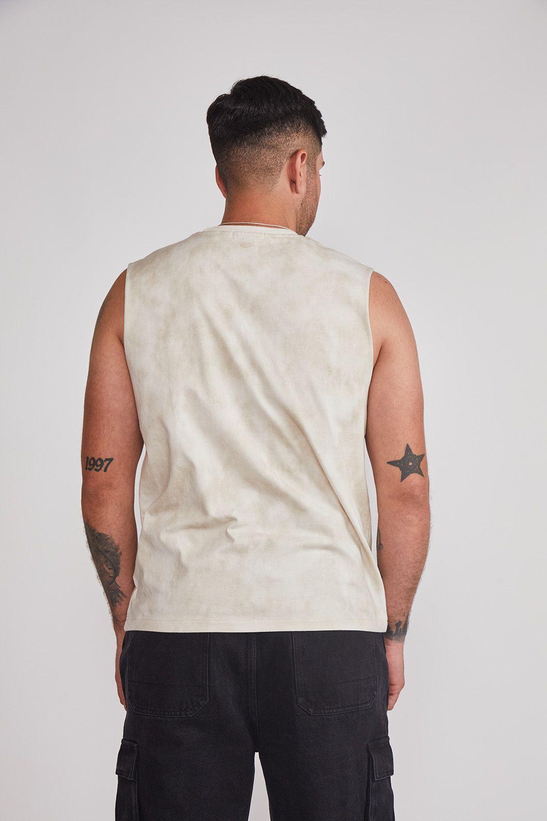 Polera Sin Manga Hombre Vaquero Beige Sioux-1