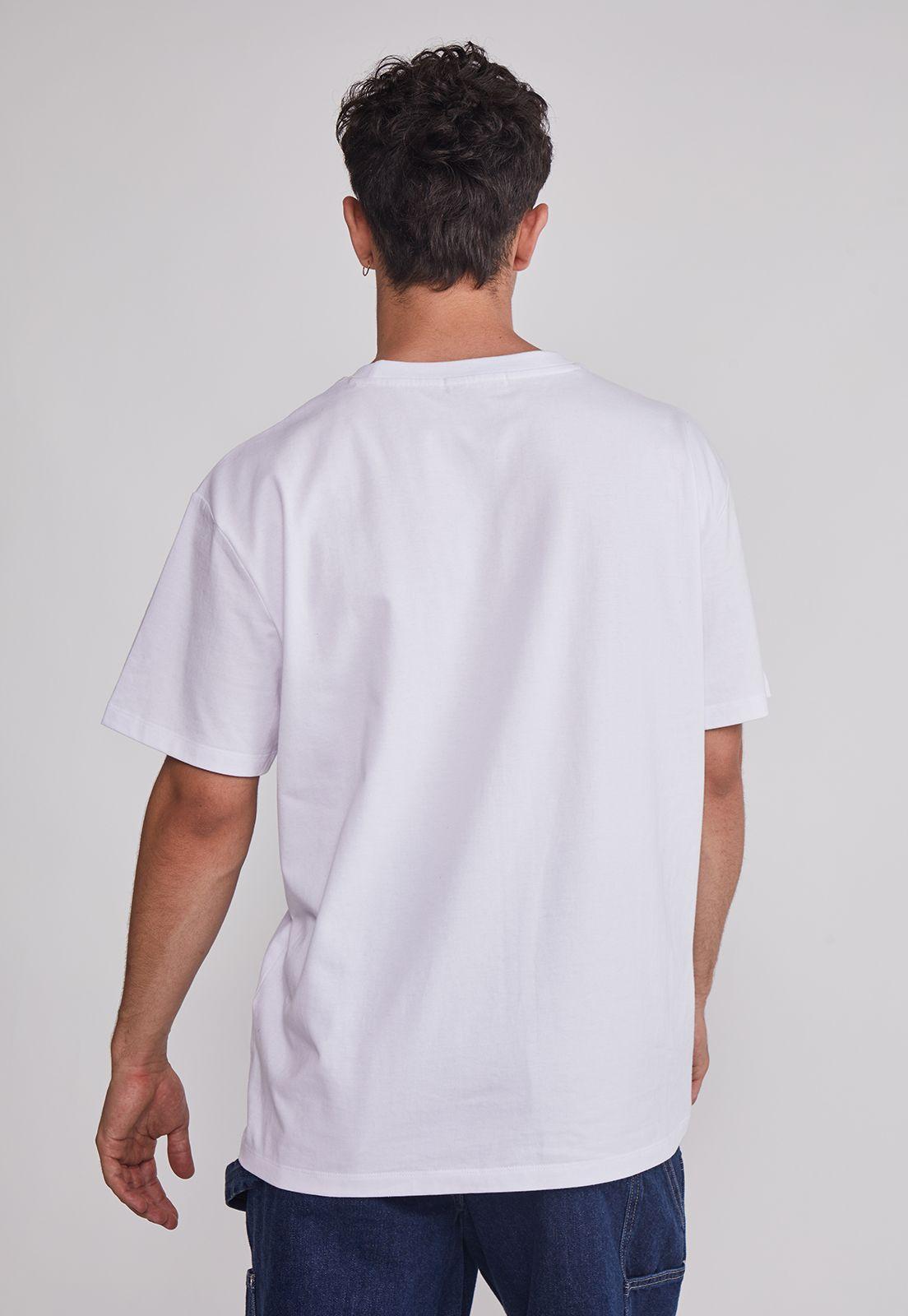 Polera Hombre Basic Lisa Blanco Sioux-4