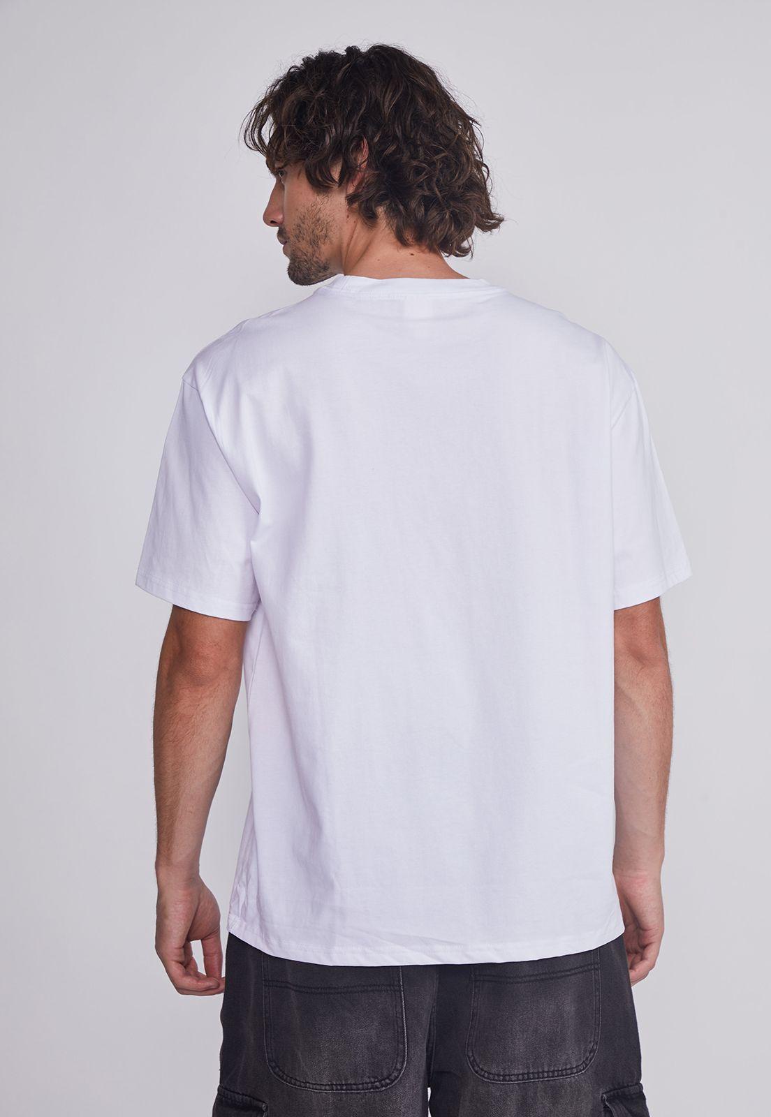 Polera Hombre Blanco Week Orange Sioux-3