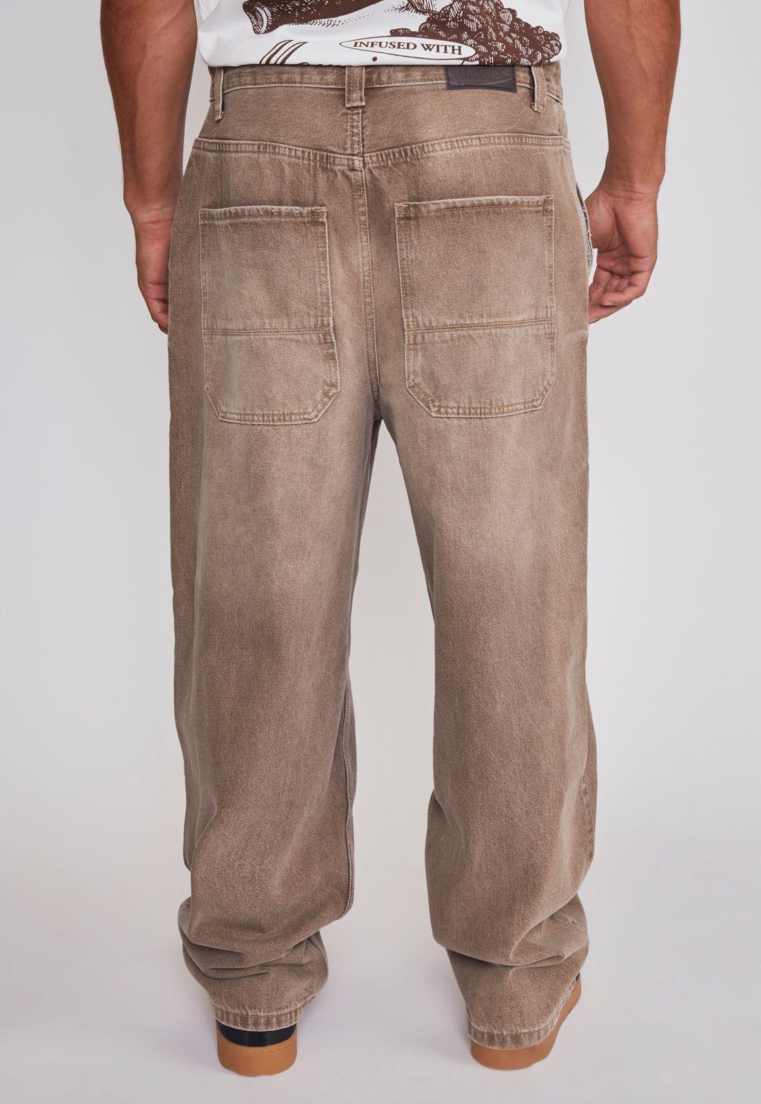 Jeans Hombre Skater Proceso Café Sioux-1