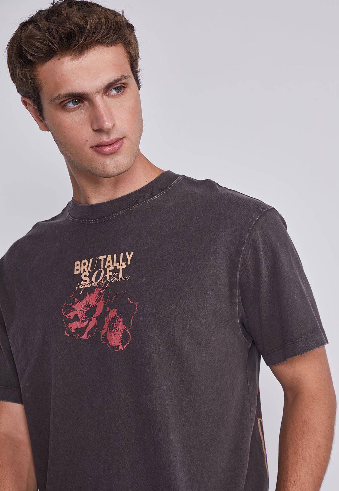 Polera Hombre Flor Gris Sioux-2