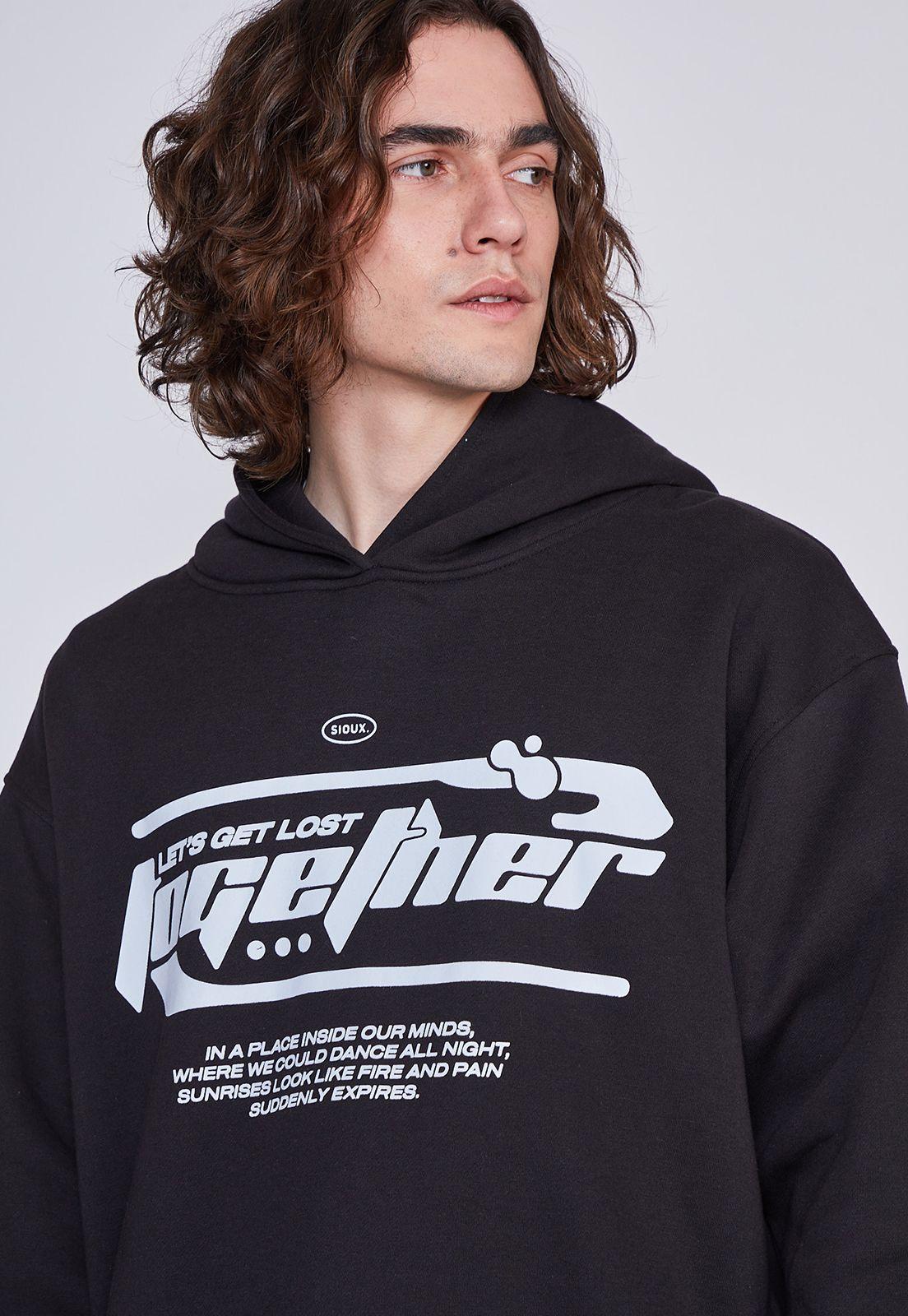 Poleron Hombre Together Negro Sioux-1