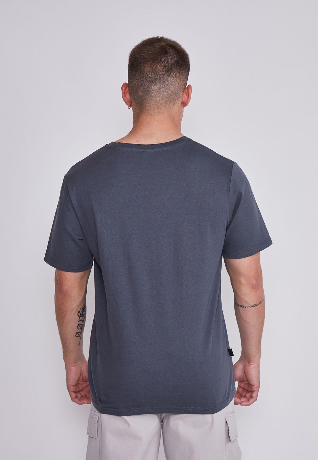 Polera Hombre Acero Bordado Sioux-1