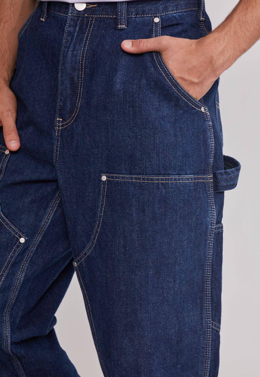 Jeans Hombre Carpintero Vaquero Azul Sioux-2