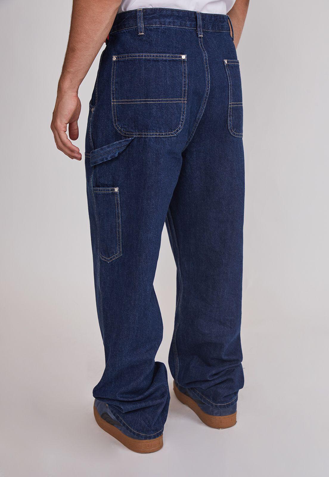 Jeans Hombre Carpintero Vaquero Azul Sioux-4