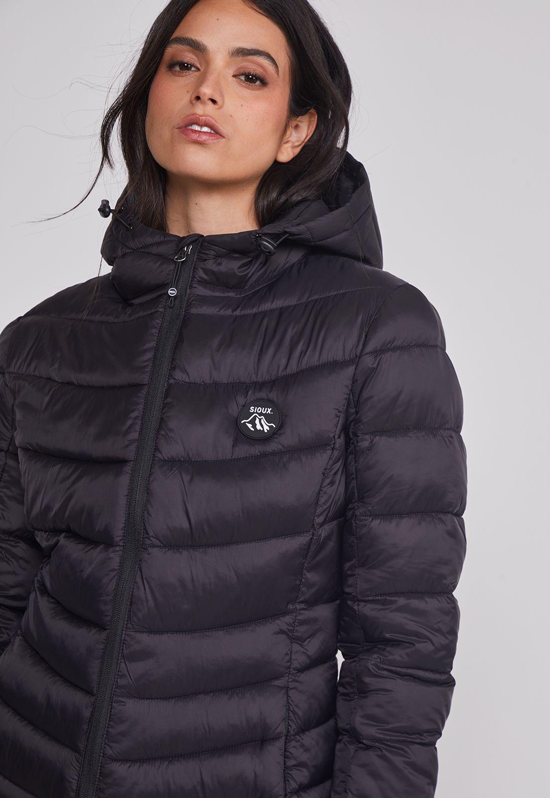 Parka Mujer Outdoor Negro Sioux-3