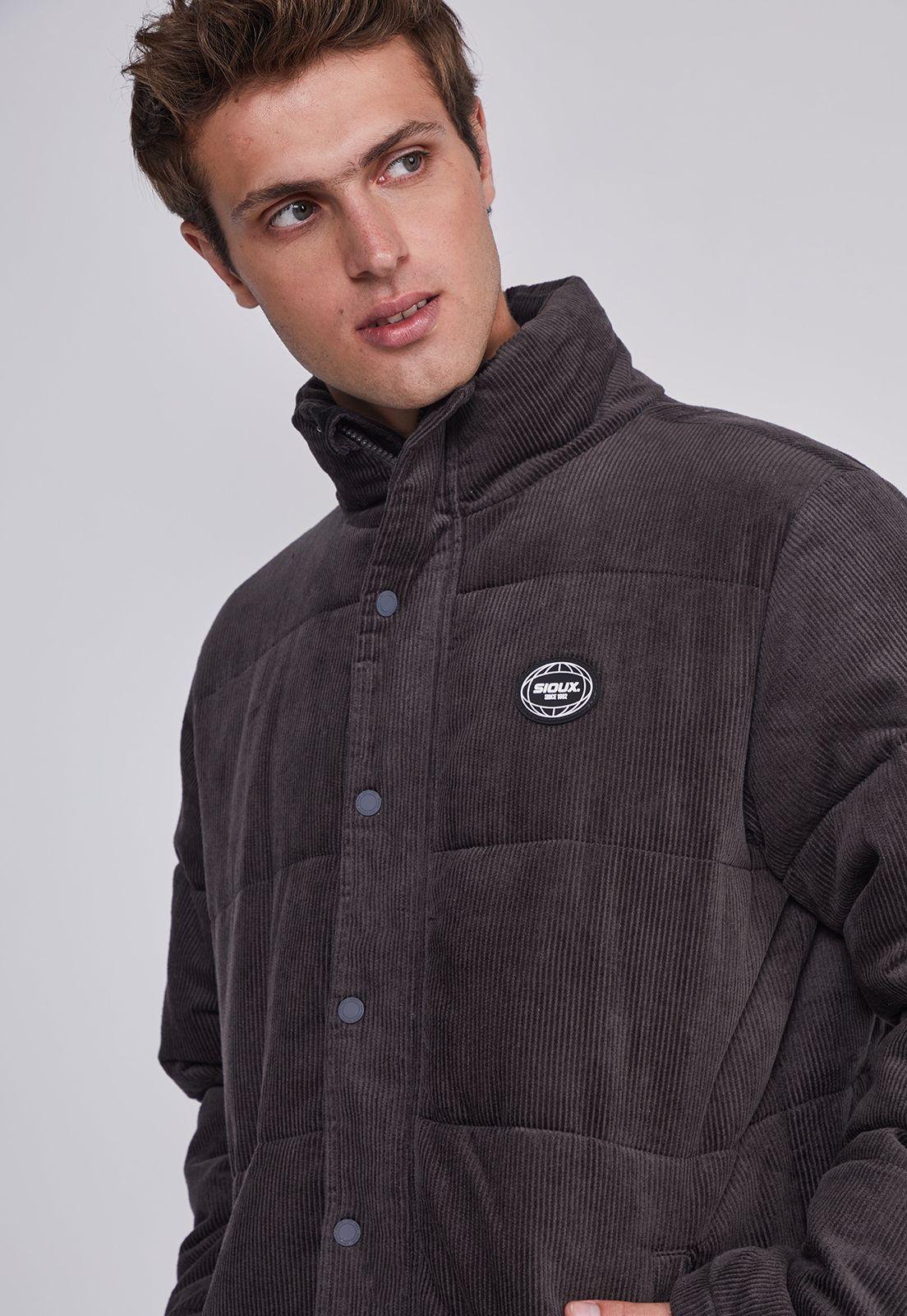 Chaqueta Hombre Cotele Gris Sioux-2