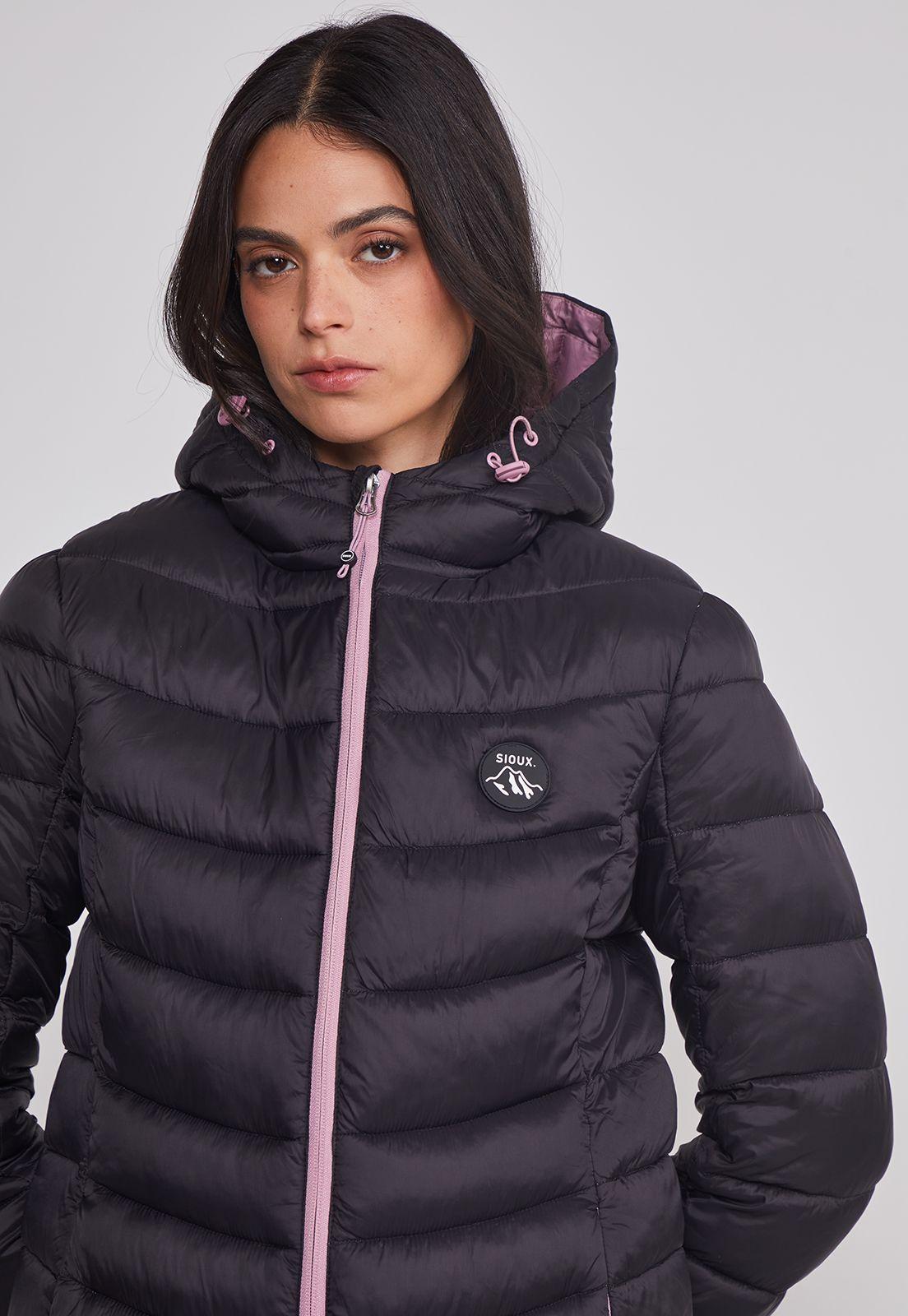 Parka Mujer Outdoor Rosado Sioux-3
