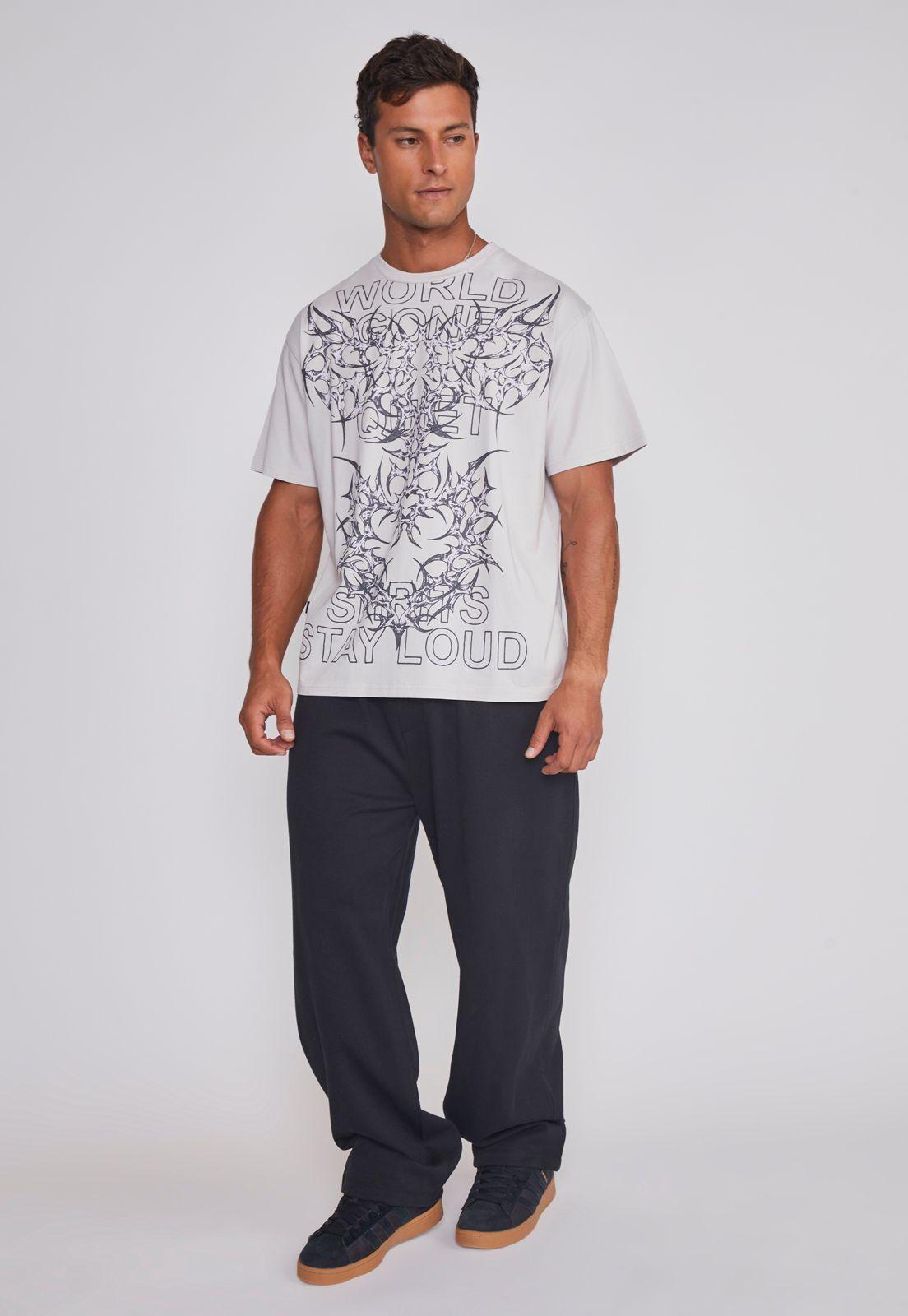 Polera Hombre Death Delantero Beige Sioux-2