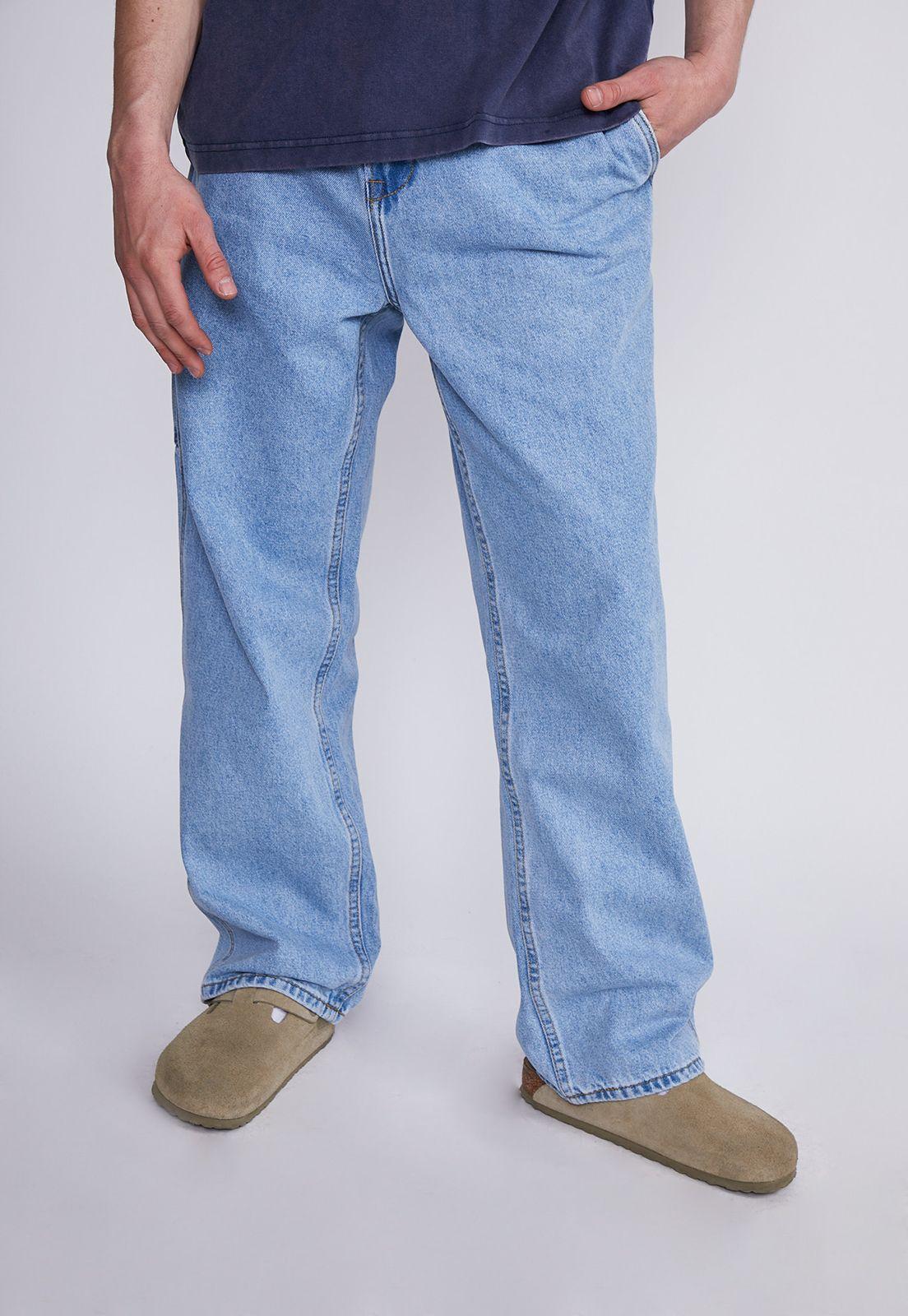 Jeans Hombre Celeste Recto Carpintero Sioux-0