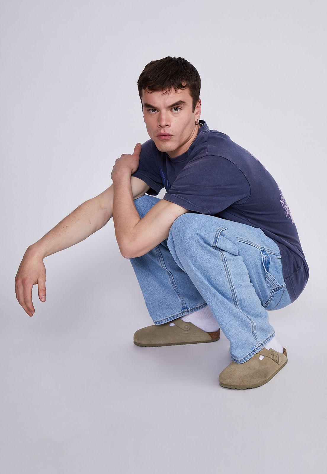 Jeans Hombre Celeste Recto Carpintero Sioux-3