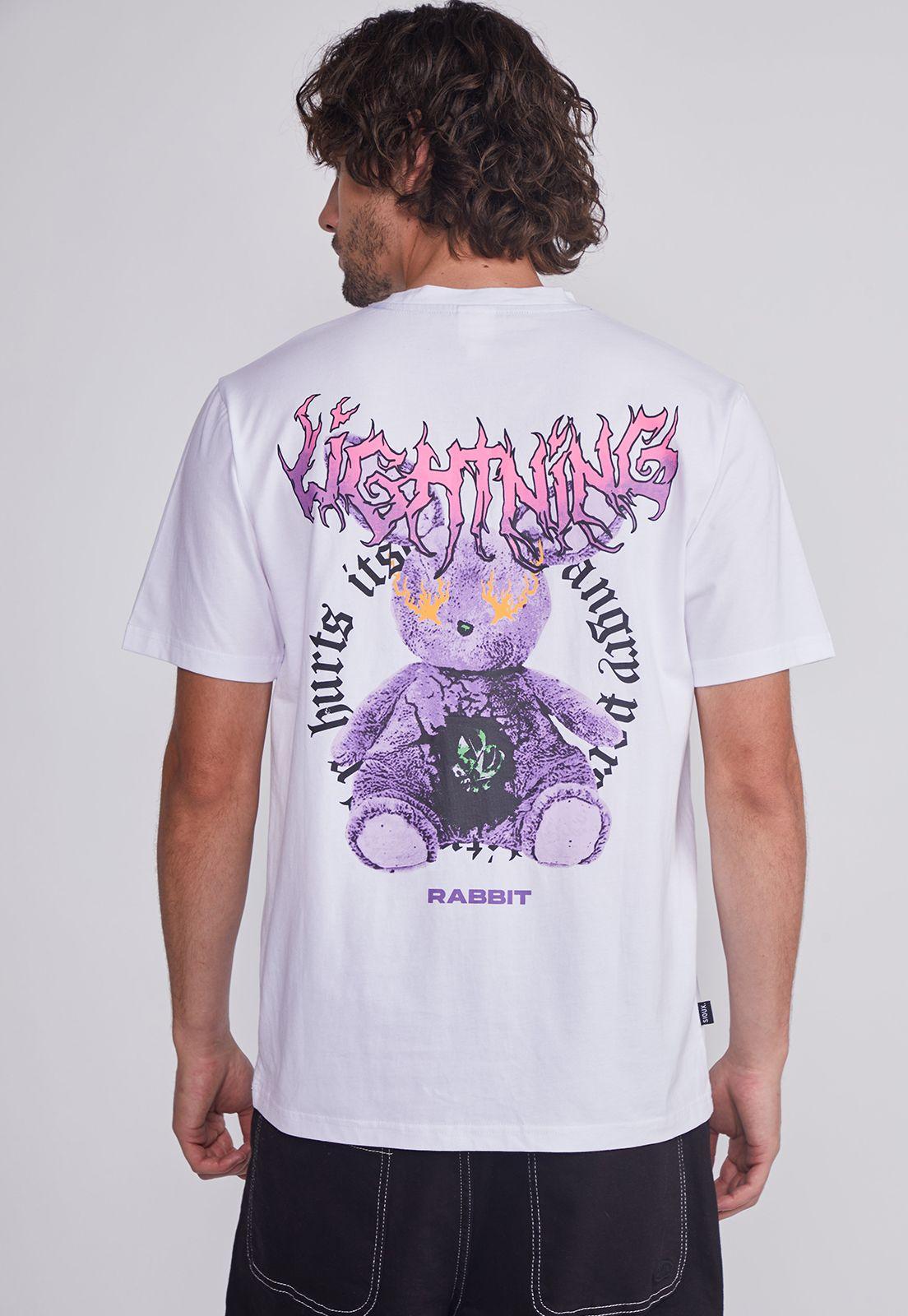 Polera Hombre Blanco Oso Sioux-3