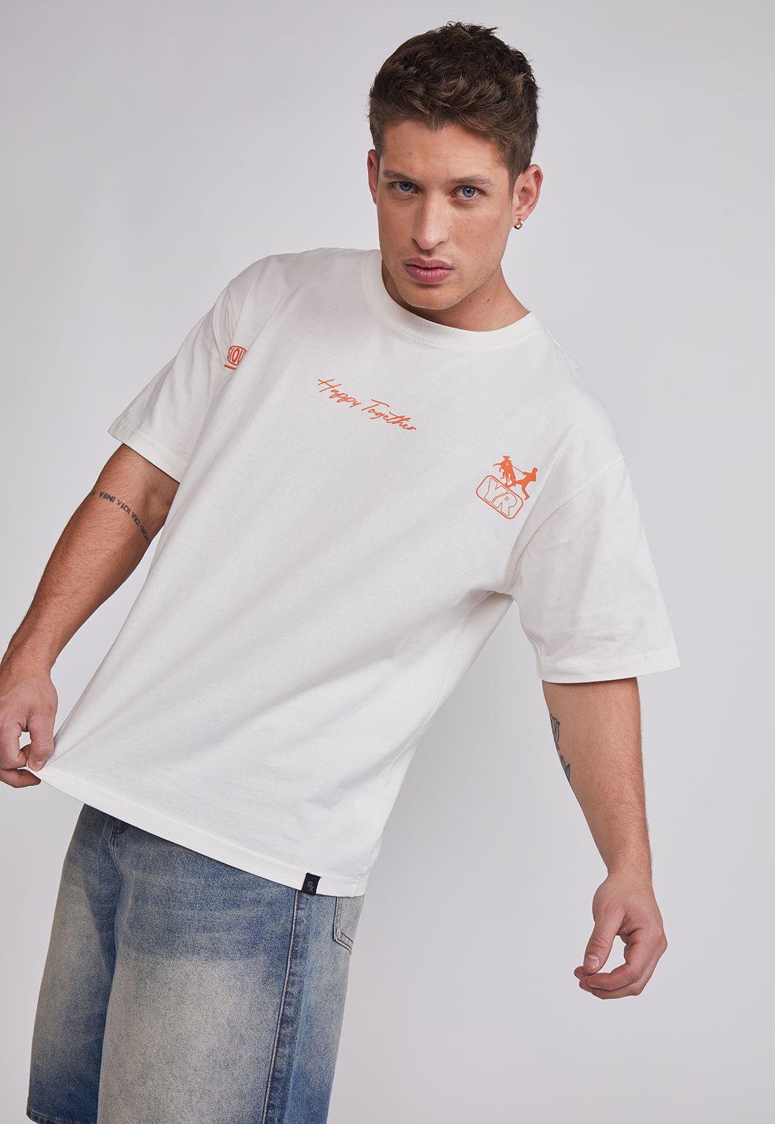 Polera Hombre Magic Perros Crudo Sioux-1
