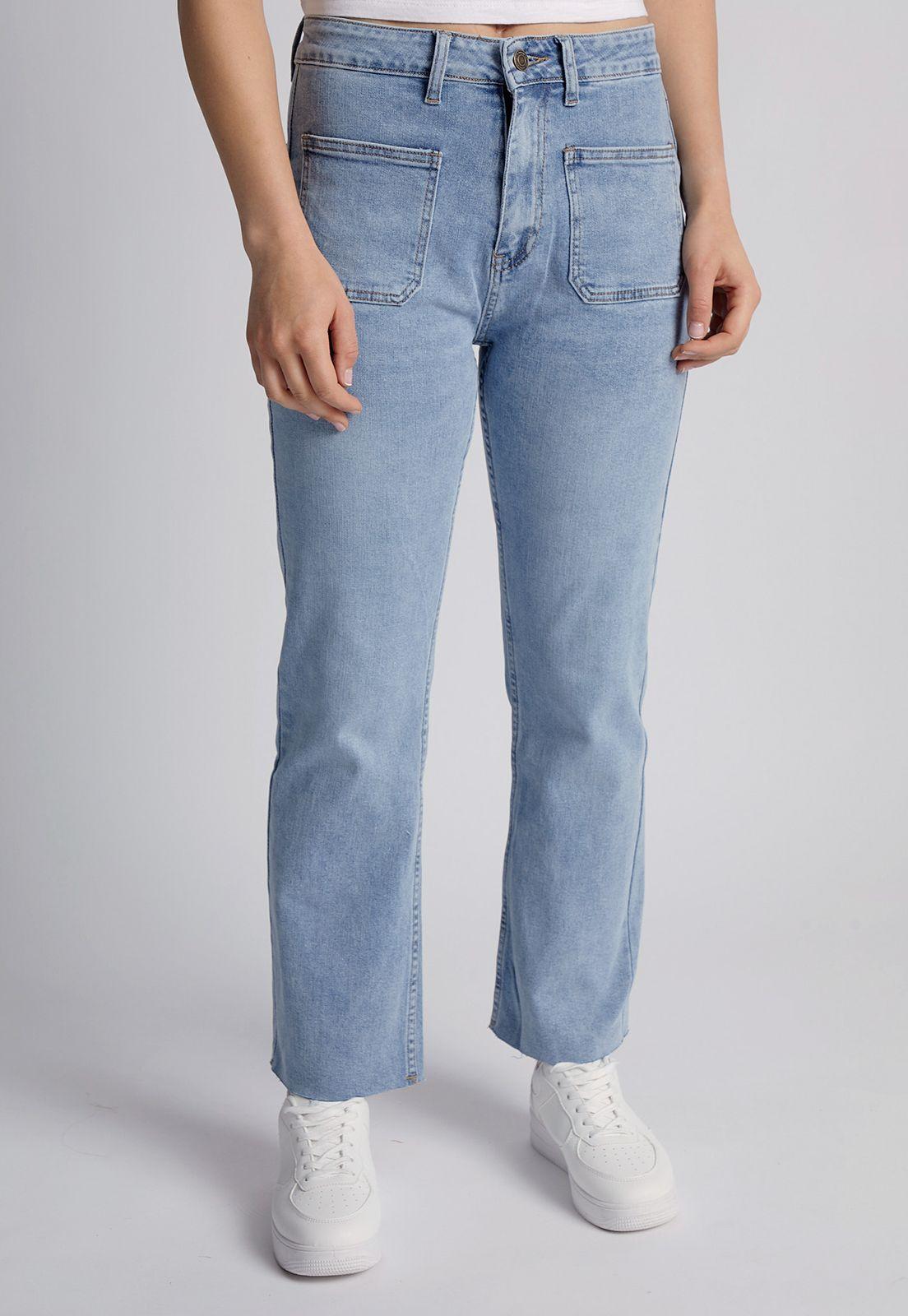 Jeans Mujer Tobillero Azul Sioux-0