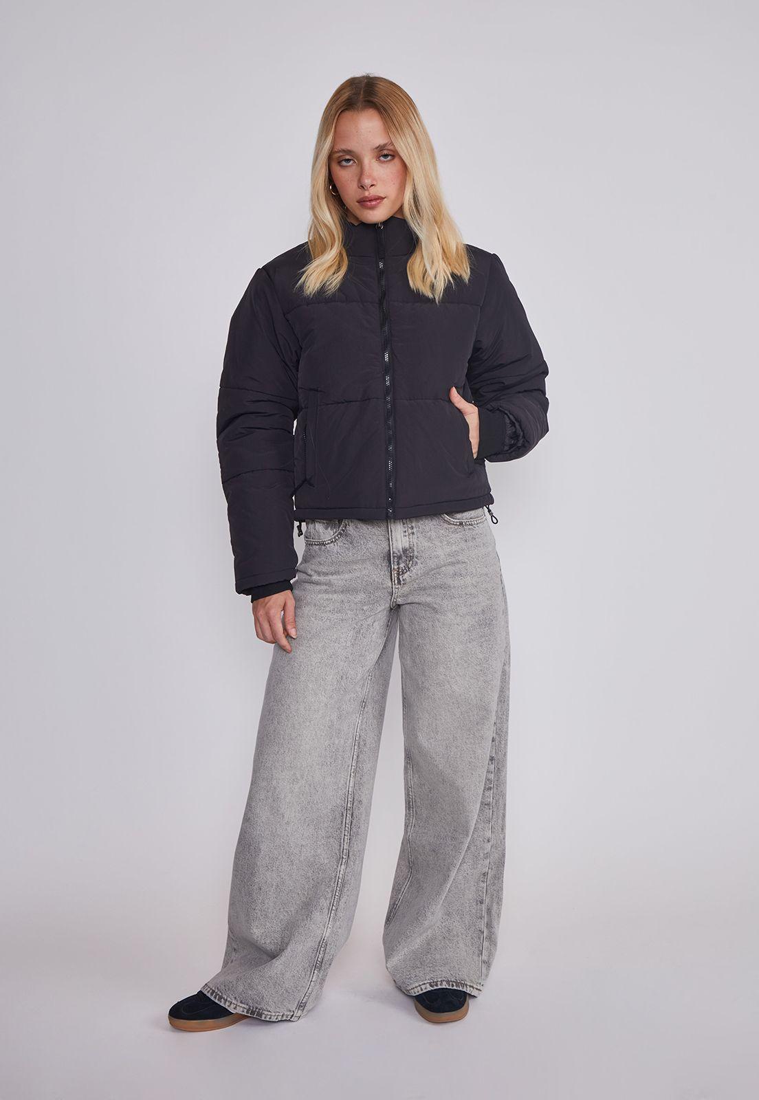 Parka Mujer Puffa Negro Sioux-4