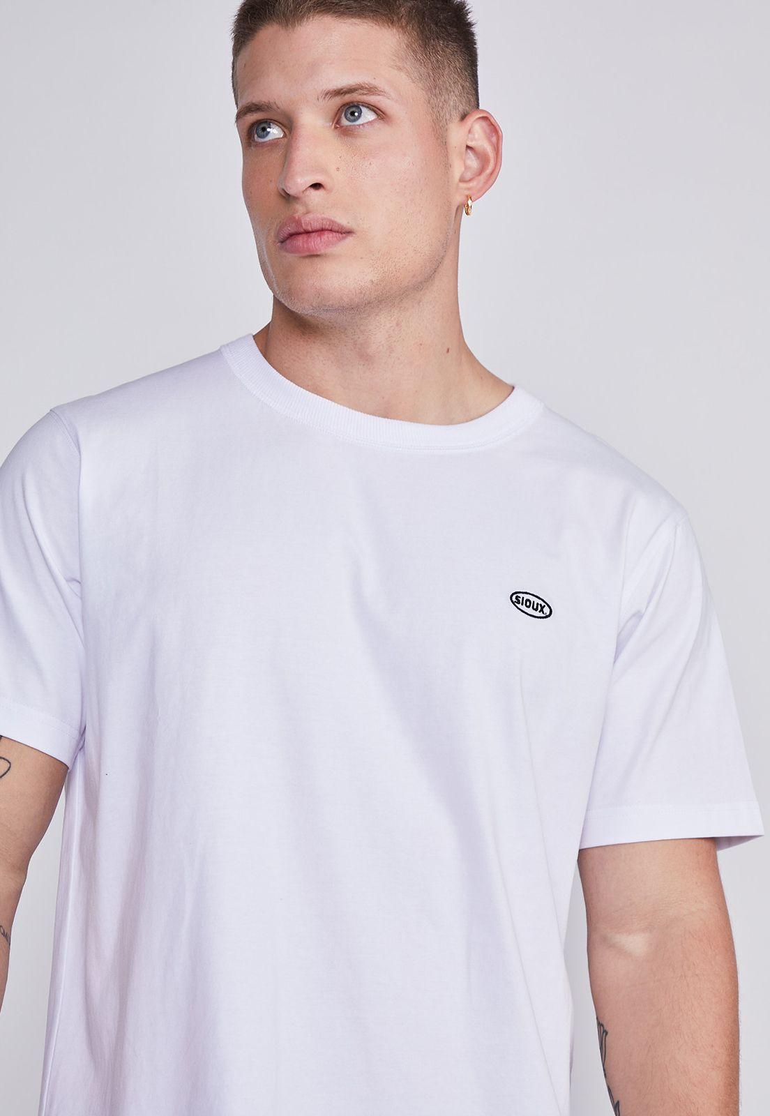 Polera Hombre Blanco Basica Sioux-1