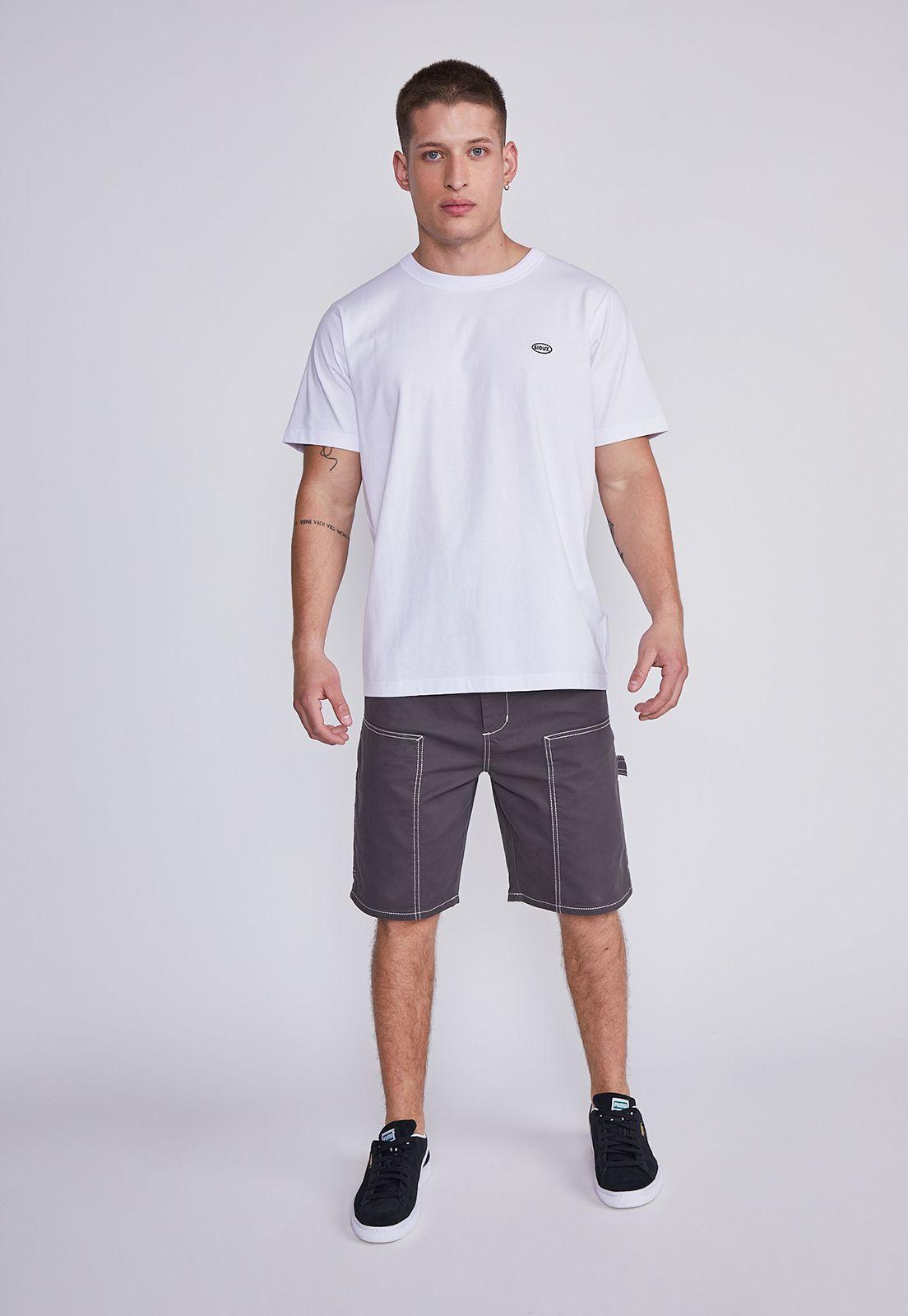 Polera Hombre Blanco Basica Sioux-4