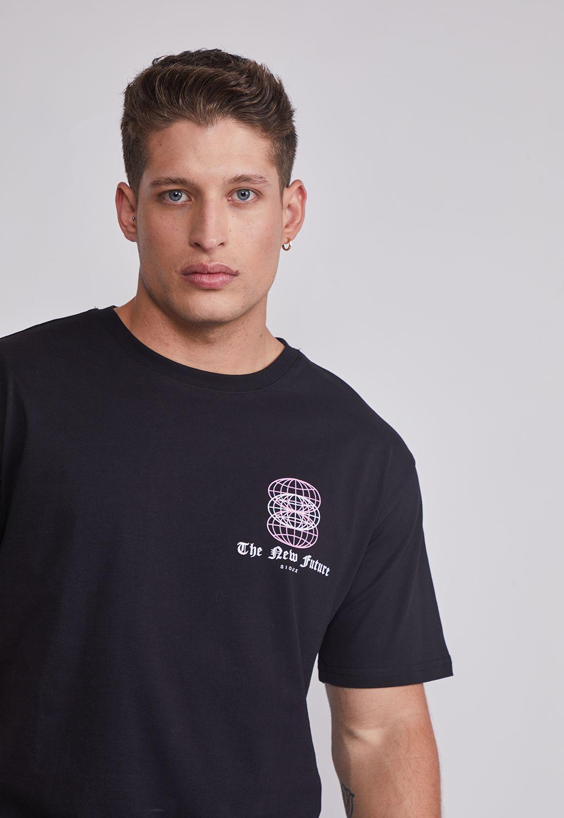 Polera Hombre Future Negro Sioux-1