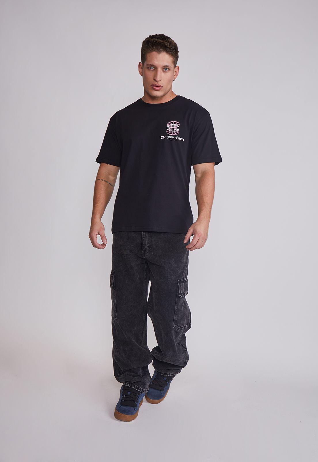 Polera Hombre Future Negro Sioux-4