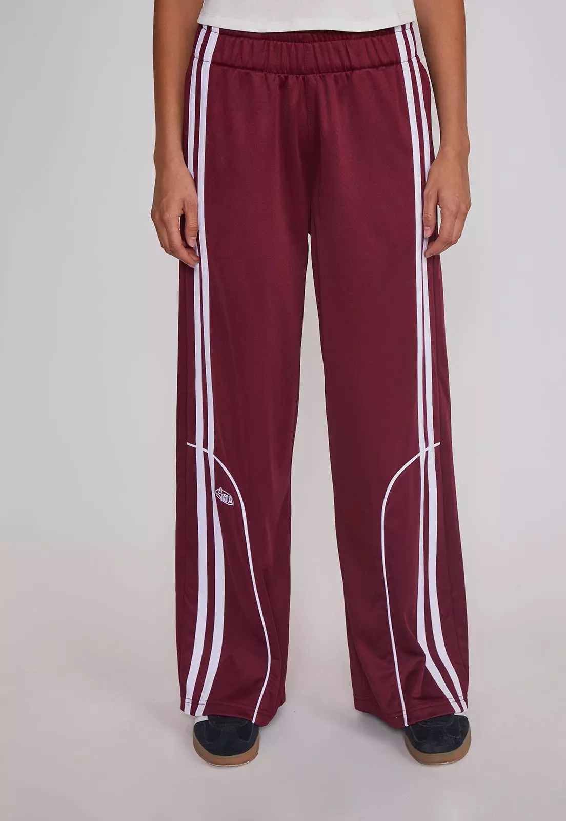 Pantalón Buzo Mujer Track Pant Burdeo Sioux-0