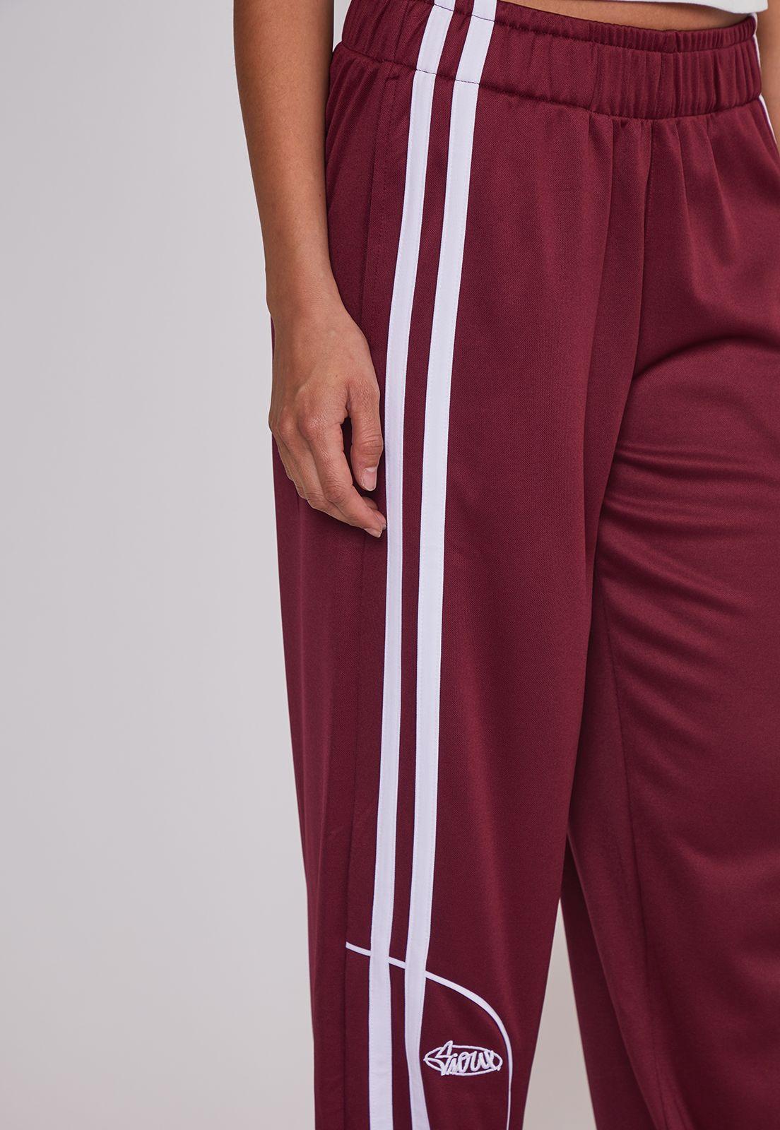 Pantalón Buzo Mujer Track Pant Burdeo Sioux-3