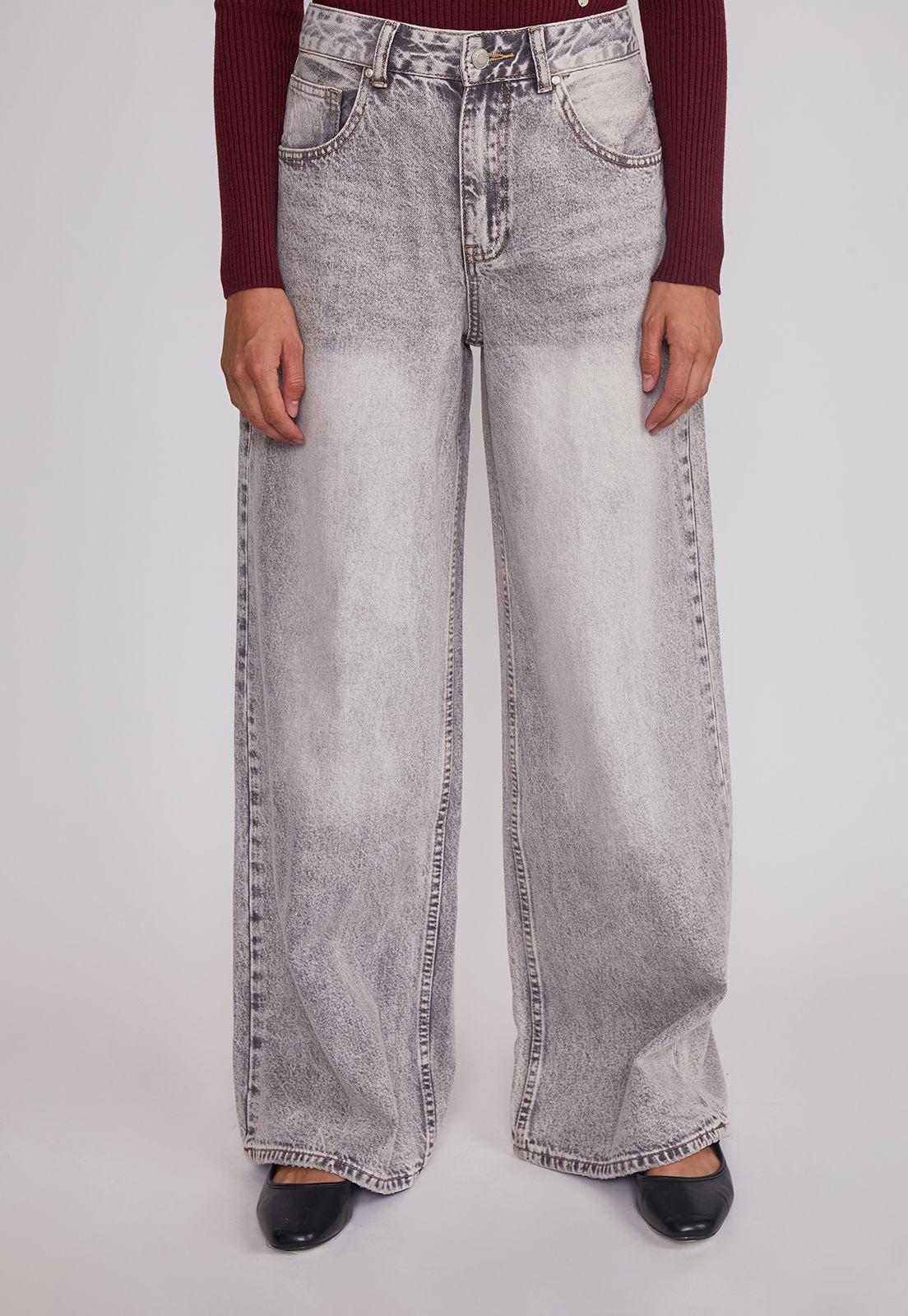 Jeans Mujer Desgastado Rep Gris Sioux-0