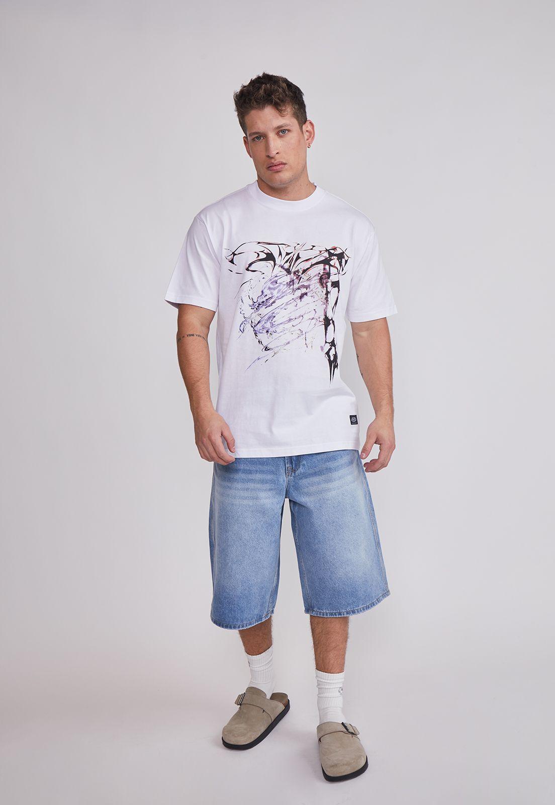 Polera Hombre Moda Print Crudo Sioux-4