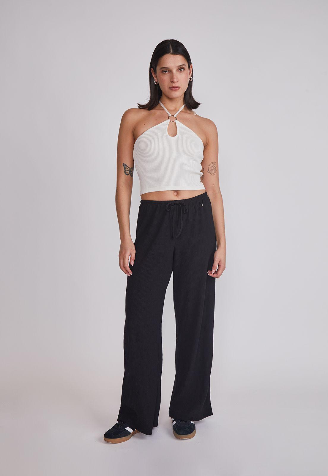Peto Mujer Tejido Argolla Blanco Sioux-4