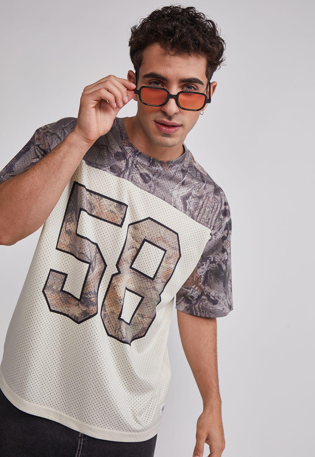 Polera Hombre Camuflado Fútbol Café Sioux-2