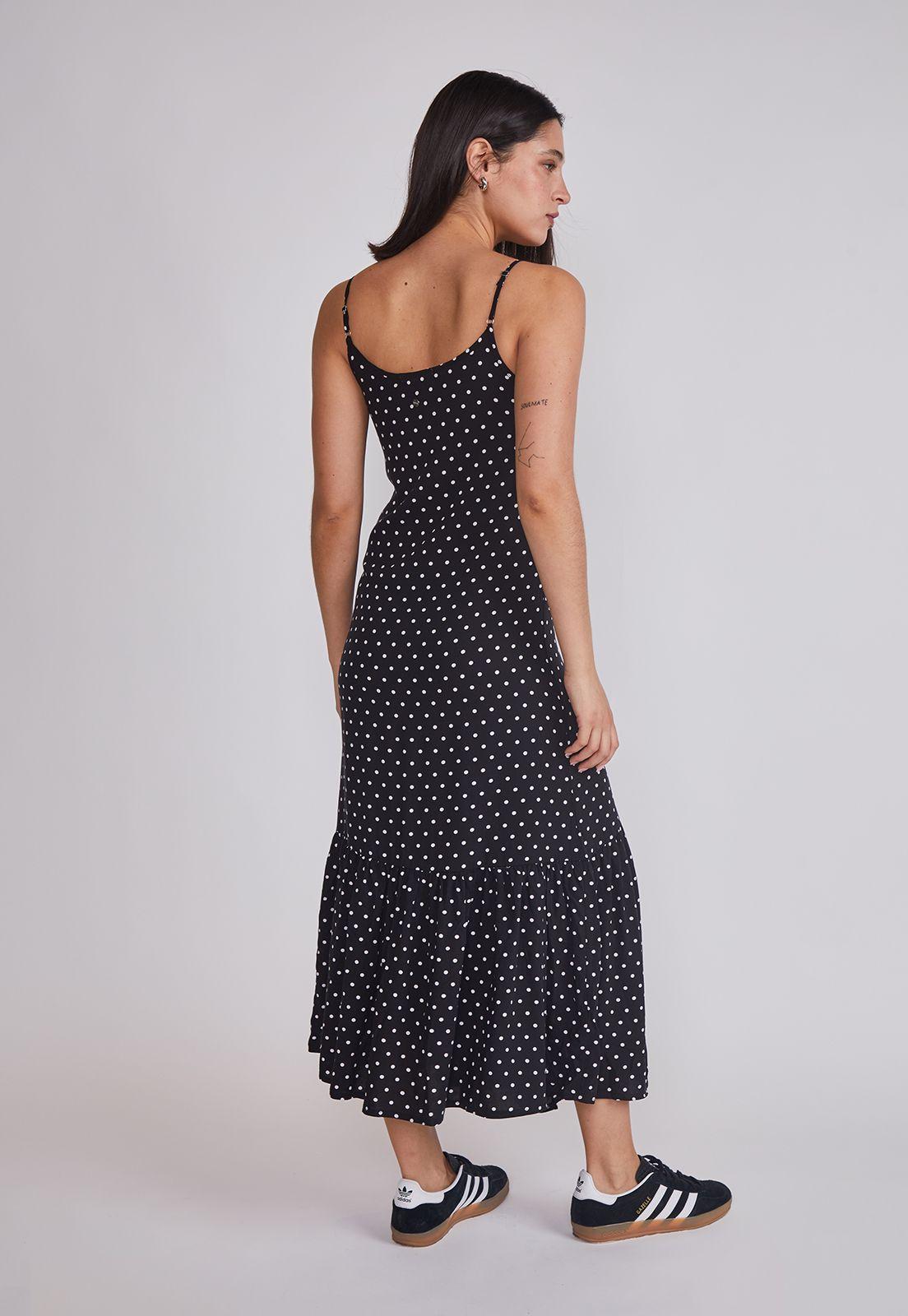 Vestido Mujer Largo Pabilo Negro Sioux-3