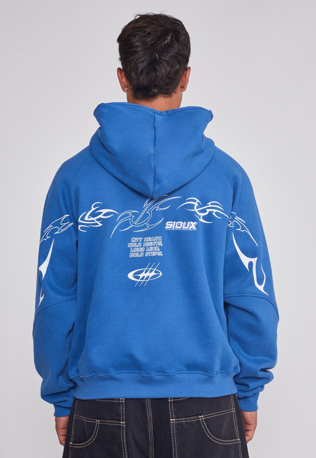 Polerón Hombre Estrellas Azul Sioux-1