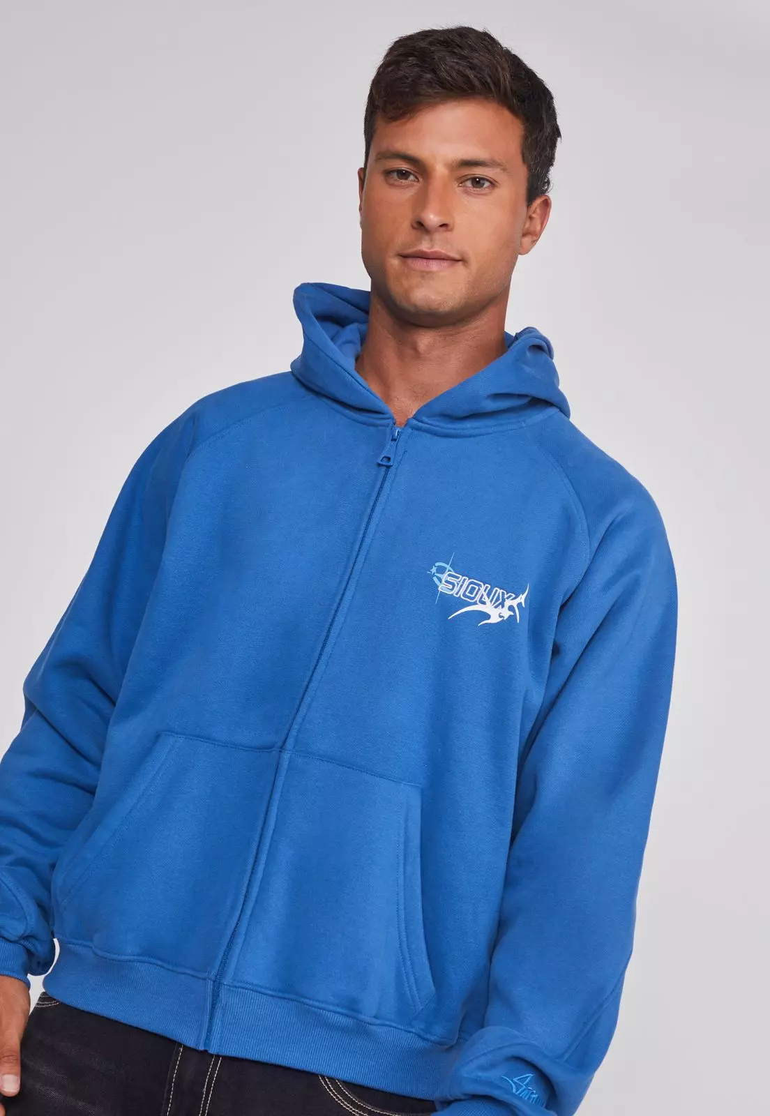 Polerón Hombre Estrellas Azul Sioux-3