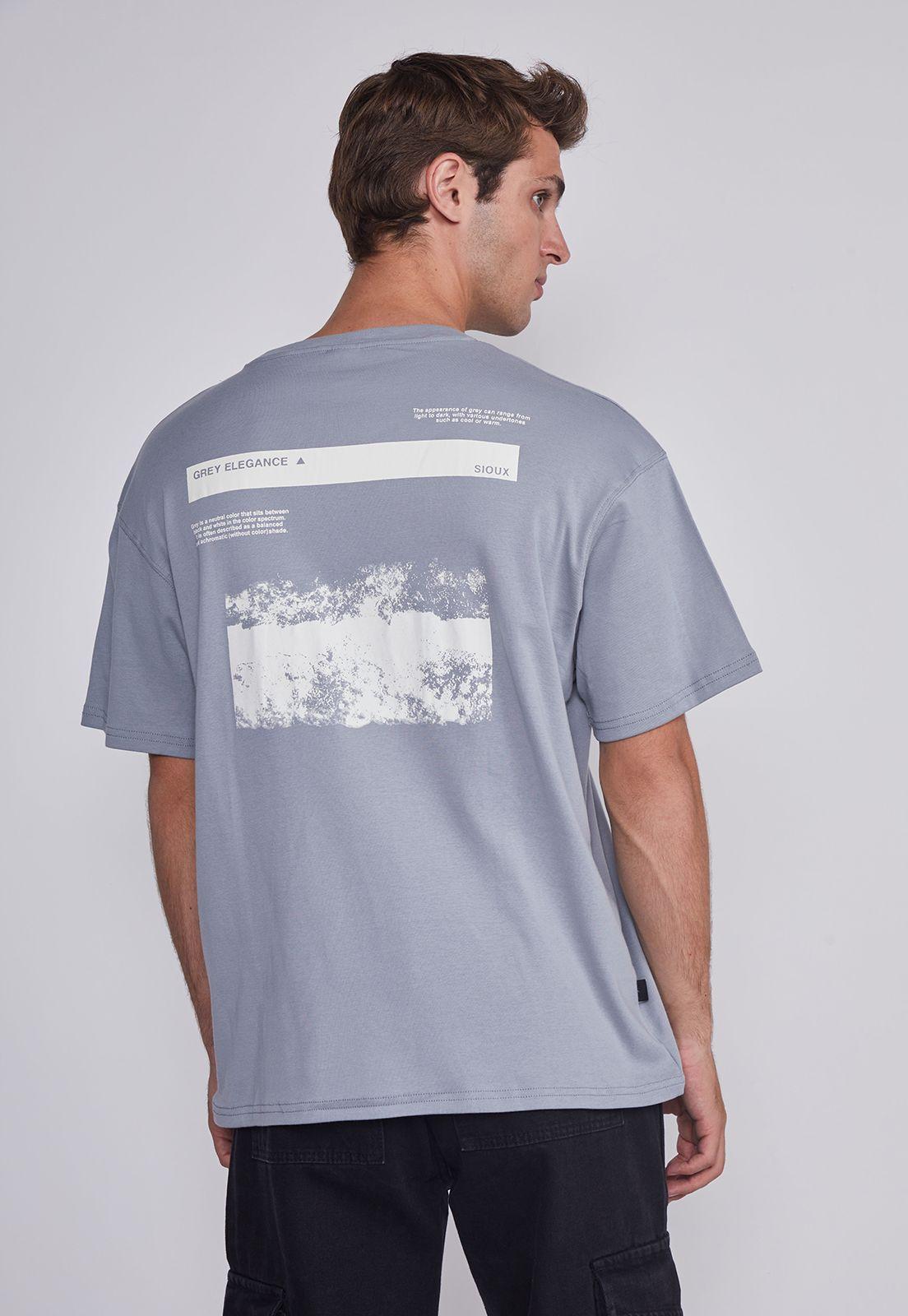 Polera Hombre Basica Gris Sioux-3