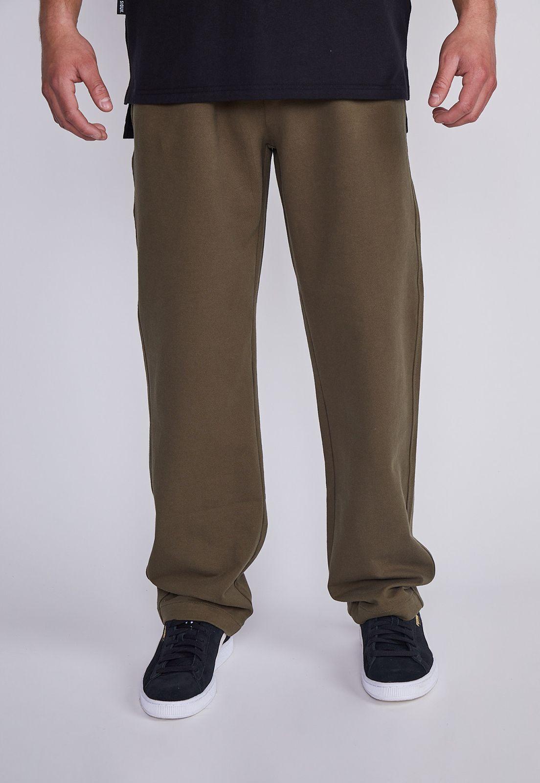 Pantalon Hombre Verde Relax Pretina Sioux-0