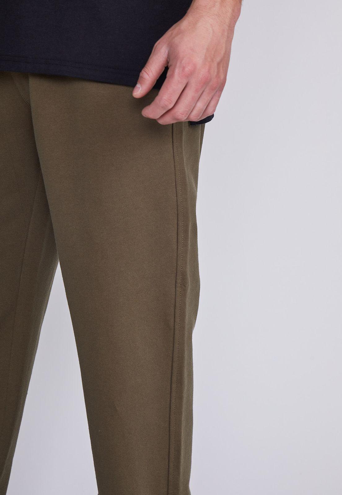 Pantalon Hombre Verde Relax Pretina Sioux-1