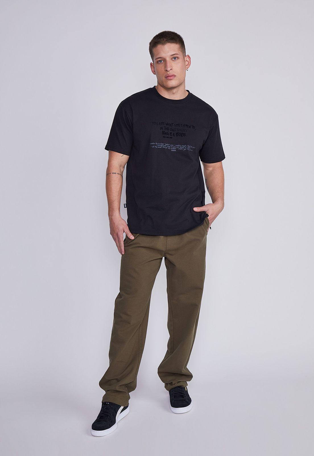 Pantalon Hombre Verde Relax Pretina Sioux-4