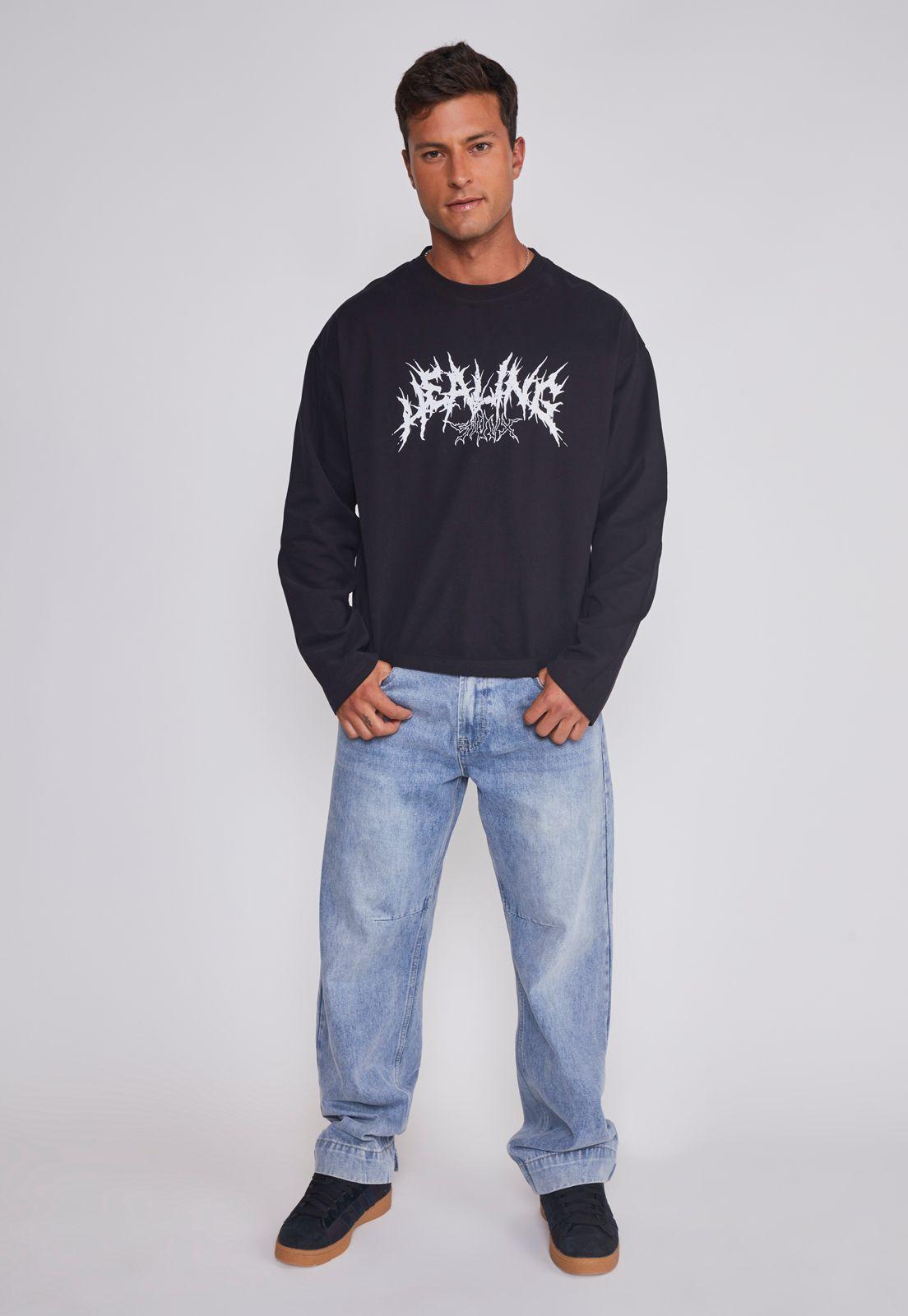 Polera Hombre Death Moda Negro Sioux-2