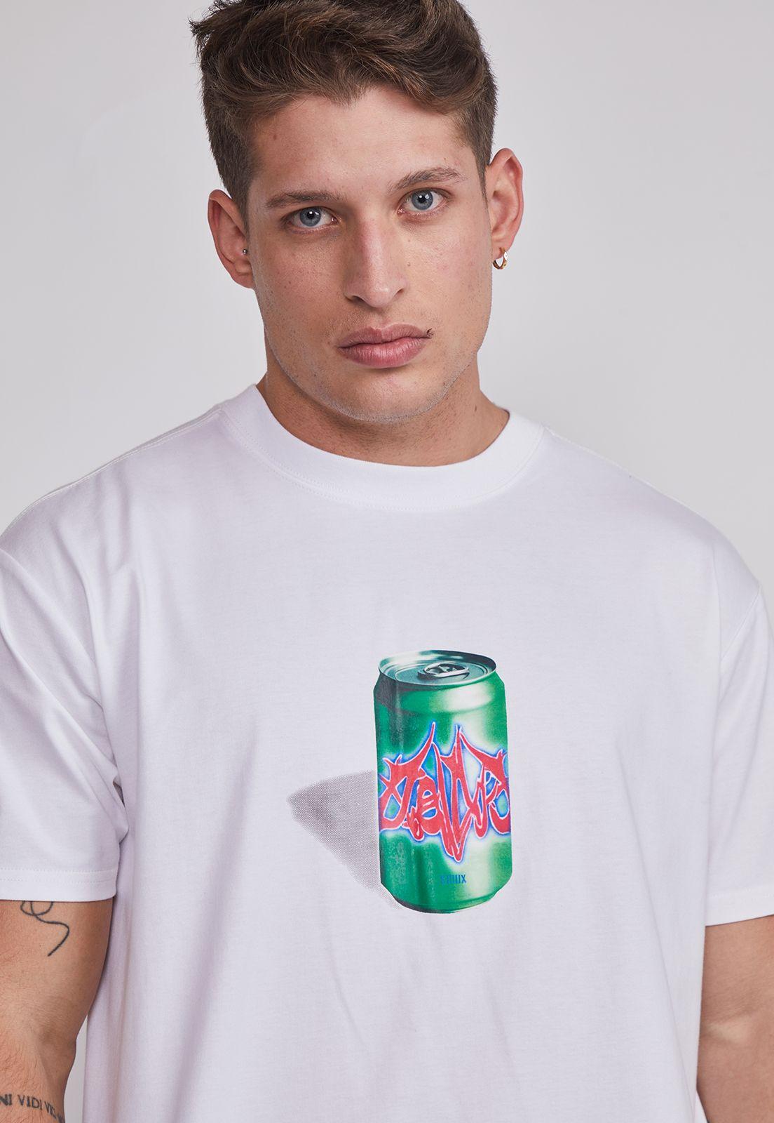 Polera Hombre Lata Death Blanco Sioux-2
