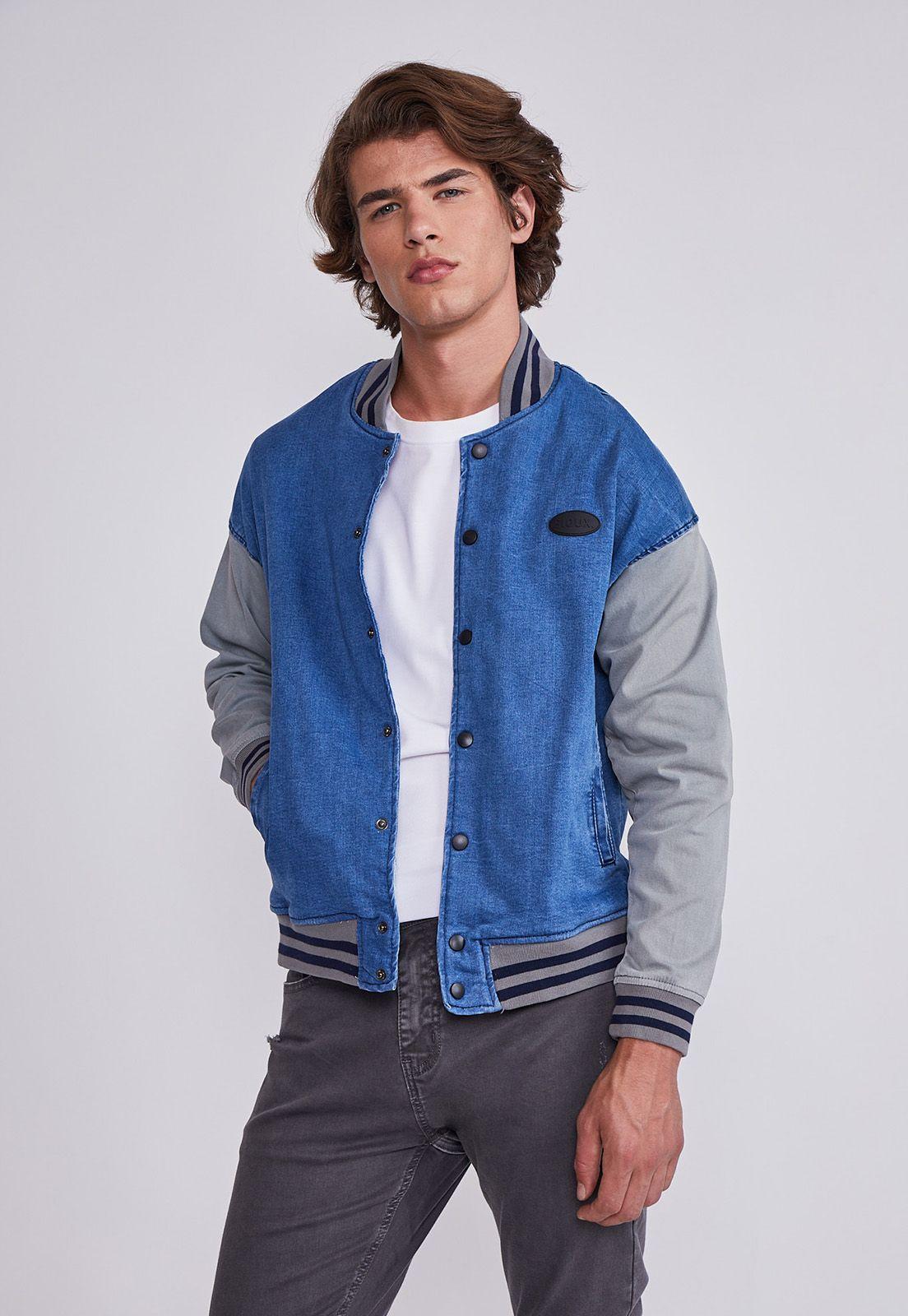 Chaqueta Hombre Azul Liviana Denim Sioux-0