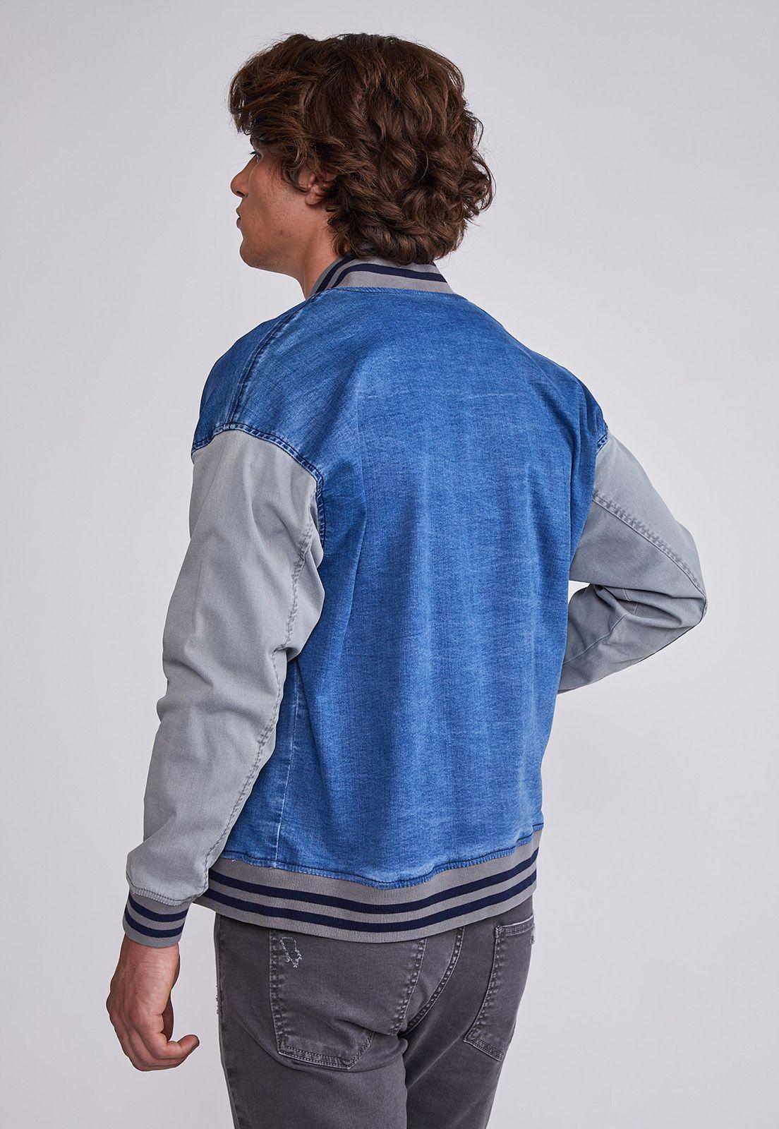 Chaqueta Hombre Azul Liviana Denim Sioux-2