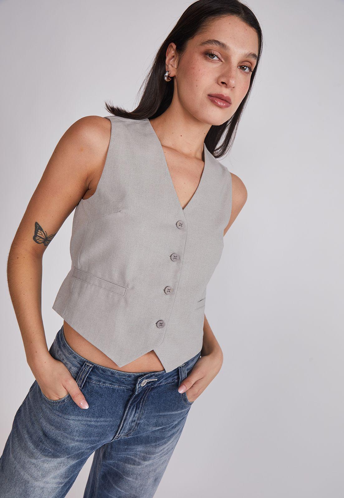 Chaqueta Mujer Sastrero Lino Beige Sioux-3