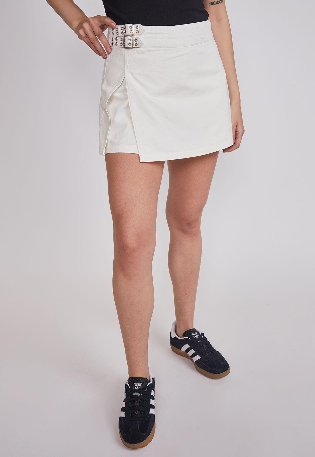 Falda Mujer Pantalón Blanco Sioux-0