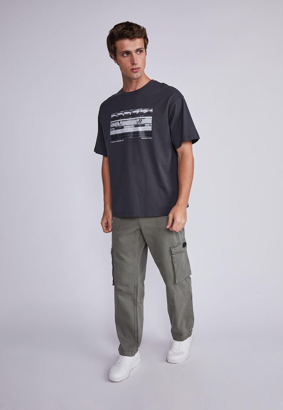 Polera Hombre Negro Station Sioux-3