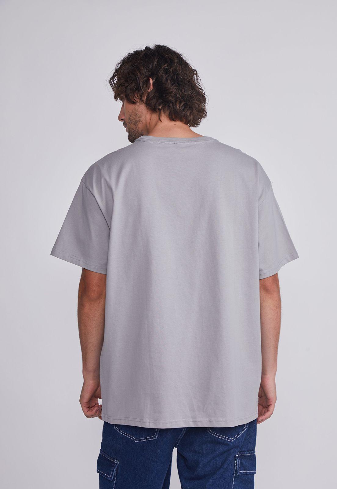 Polera Hombre Gris Week Bordado Sioux-3