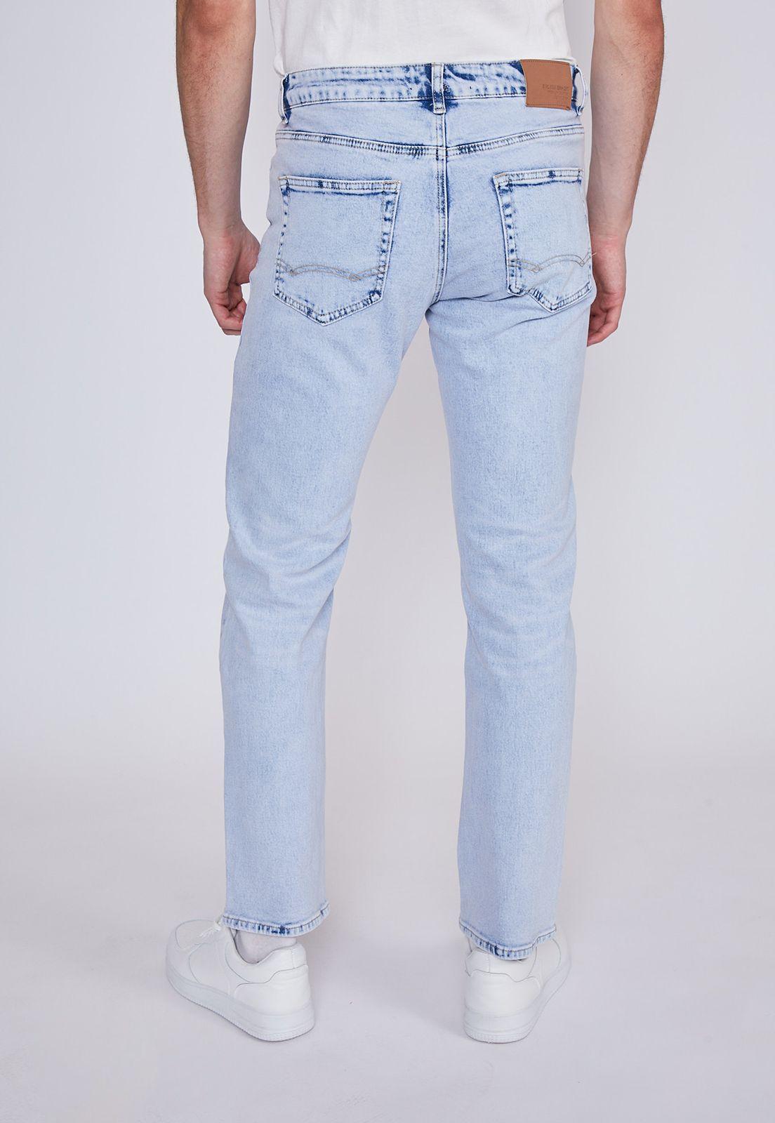 Jeans Hombre Slim Pata Ancha Celeste Sioux-2