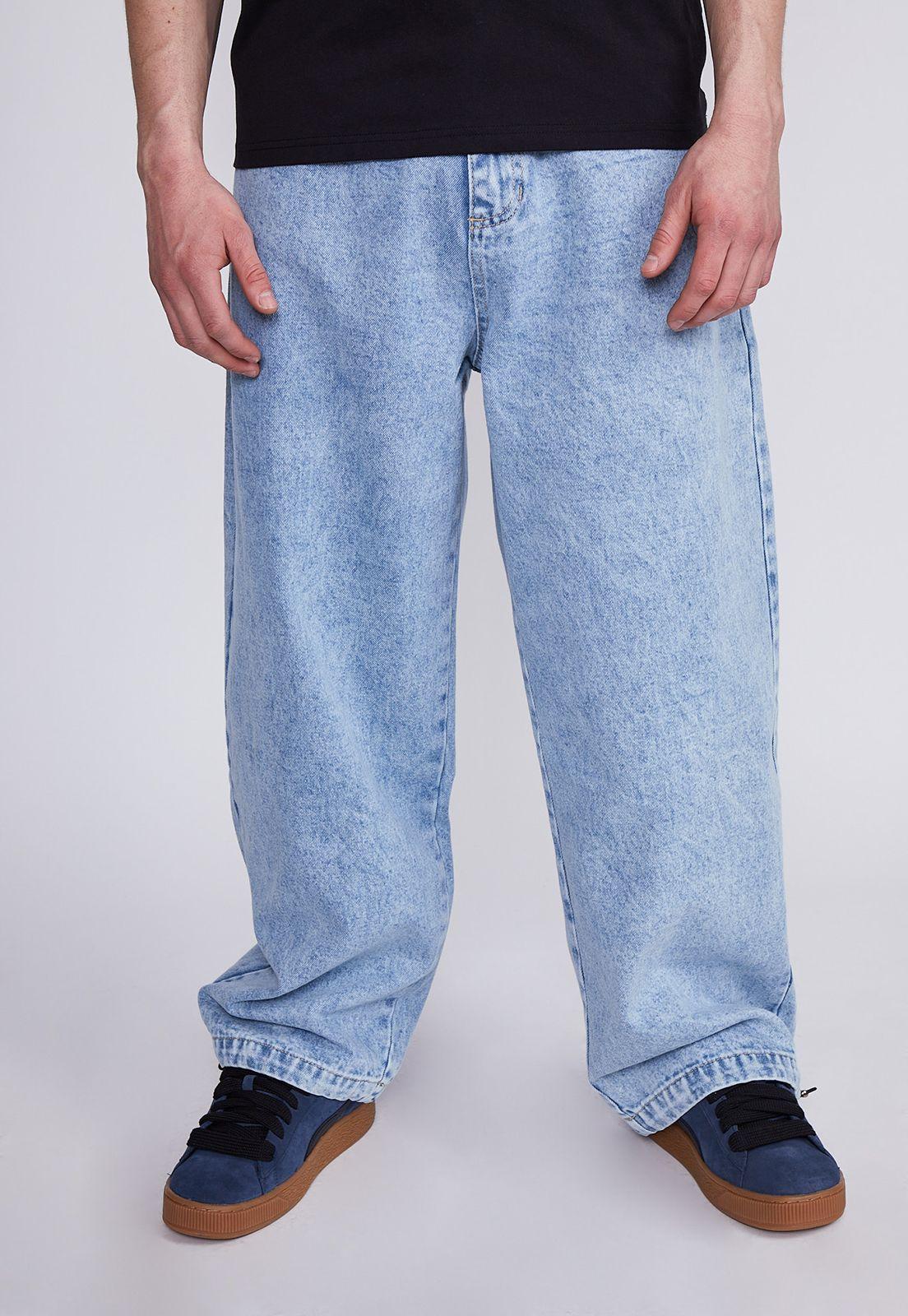 Jeans Hombre Azul Baggy Ajuste Basta Sioux-0