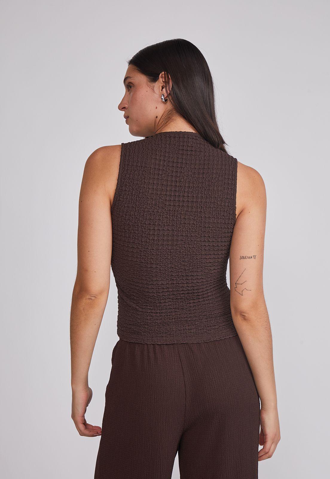 Peto Mujer Tipo Vestido Café Sioux-3