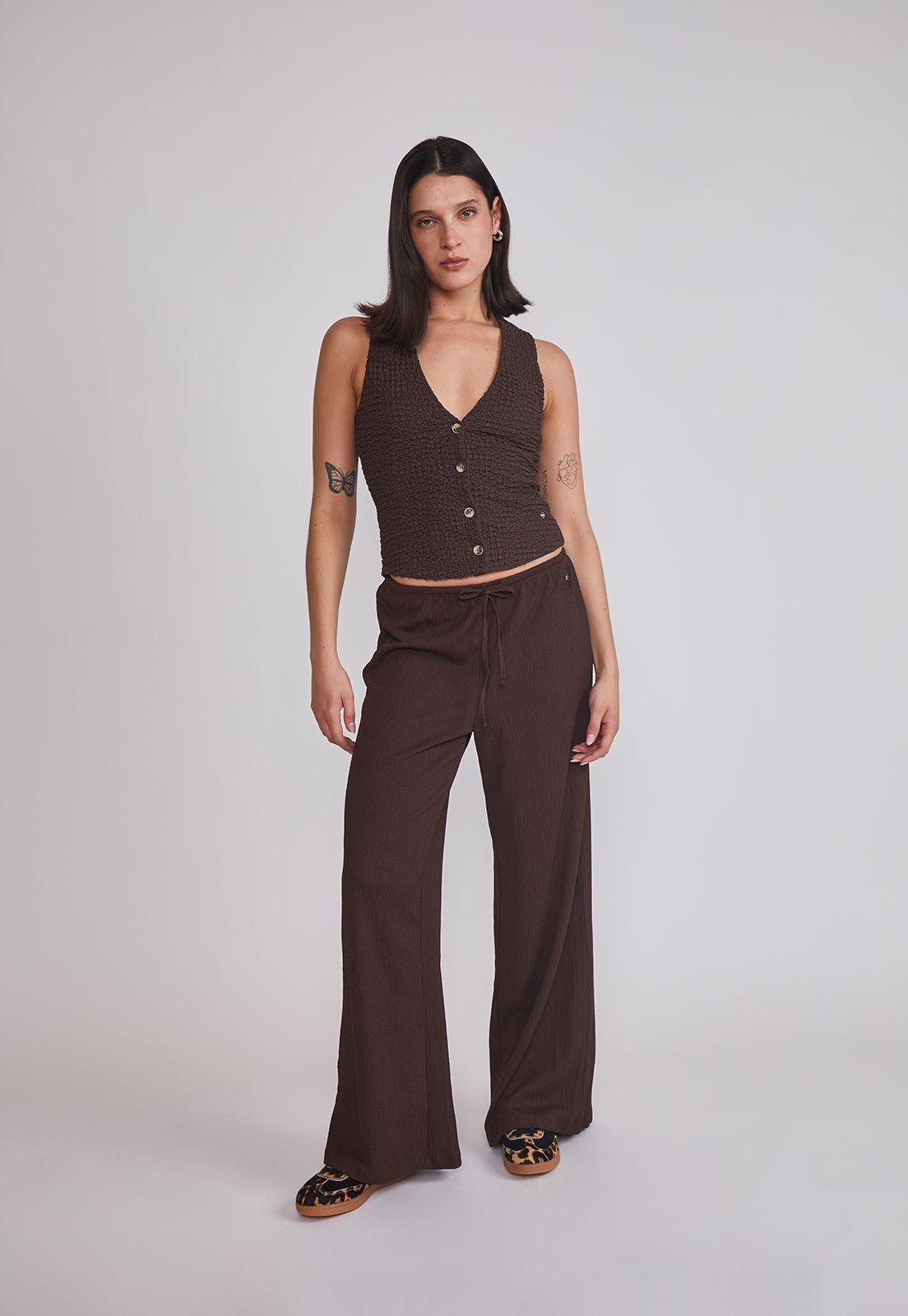 Peto Mujer Tipo Vestido Café Sioux-4