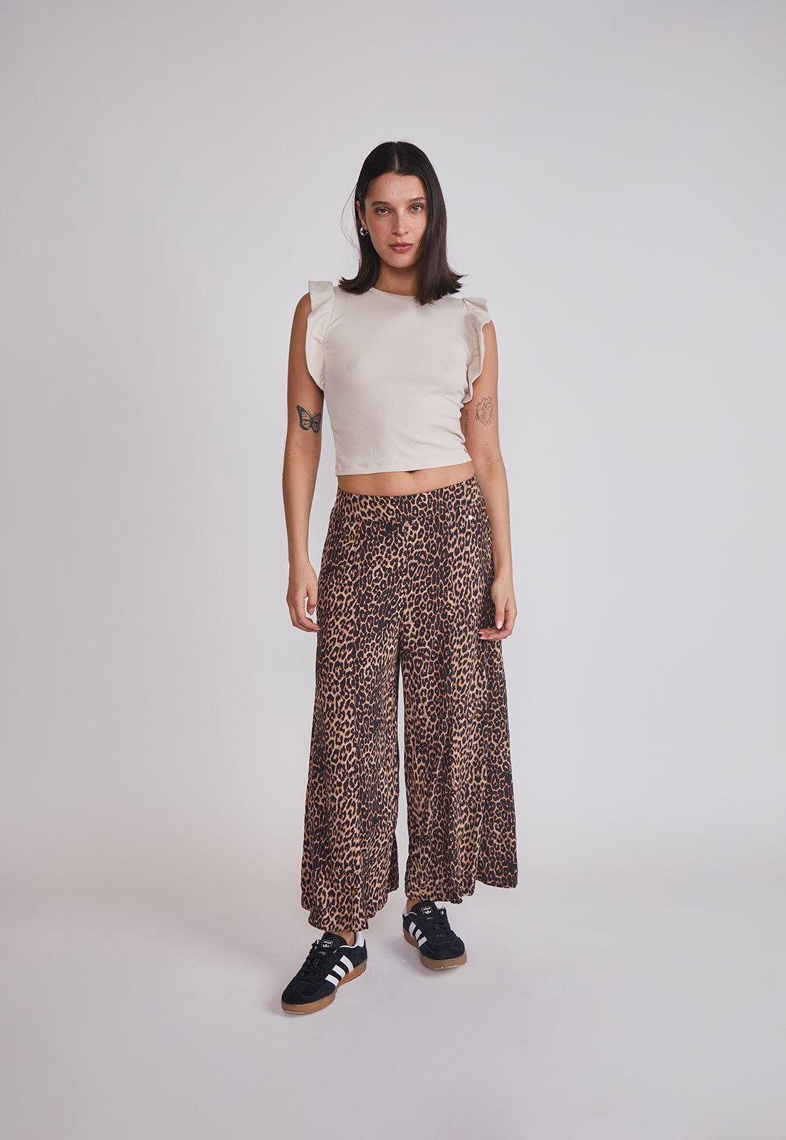 Polera Mujer Manga Vuelos Beige Sioux-4